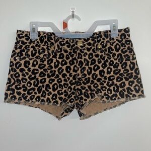 Leopard Print Women's Shorts